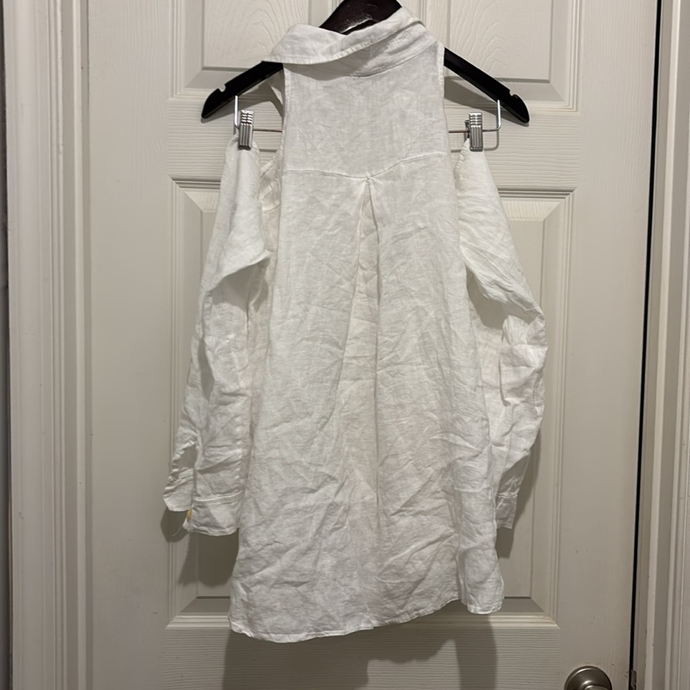 Valentina Naldi White Button-Up Shirt - Picture 5 of 6